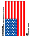 American flag printables