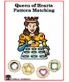 Queen of Hearts and nursery rhymes folder game