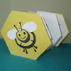 Bee life cycle booklet craft