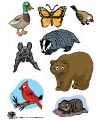 Animals in winter felt rhyme and printables