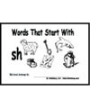digraphs ch, sh, th booklet and printables