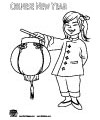 Chinese New Year coloring page