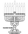 Hanukkah printables and coloring page