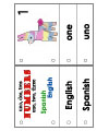 spanish number booklet