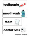 dental health word wall