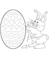Easter coloring page