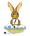 Easter bunny folder game