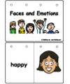 emotions flip book and printables