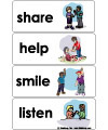 Friendship word wall