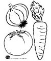 vegetables coloring page