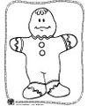 the gingerbread man coloring page
