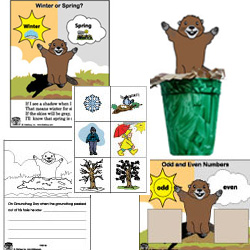 KidsSoup Groundhog's Day 2013 new preschool activities