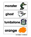 Halloween word wall
