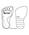 Hands and Feet preschool and kindergarten activities