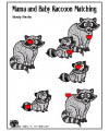 Raccoon folder game