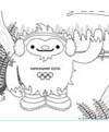 Winter Olympics coloring page