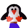 penguin puppet craft
