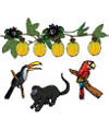 Rainforest felt story printables