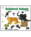 Rainforest animals emergent reader book