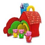 Three little pigs toy set