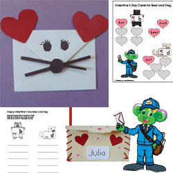 new preschool and kindergarten Valentine's Day craft and activities for 2013