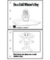 Winter emergent reader booklet
