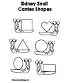 Snail shapes printables