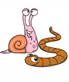 Snails and worms activities and crafts