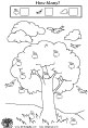 apple tree coloring page