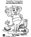 Eartwiggle healthy coloring page