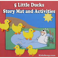 Preschool Five Little Ducks Went Out To Play Activity