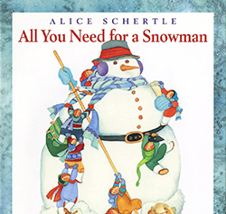 Snowman picture book preschool and kindergarten