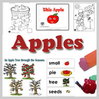 Preschool Kindergarten Apples Activities and Crafts