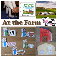 At the farm activities, crafts, and games for preschool and kindergarten