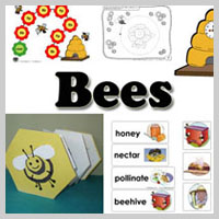 Preschool Kindergarten Bees Activities and Crafts
