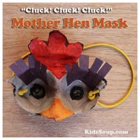Preschool Kindergarten Hen Mask and Activities