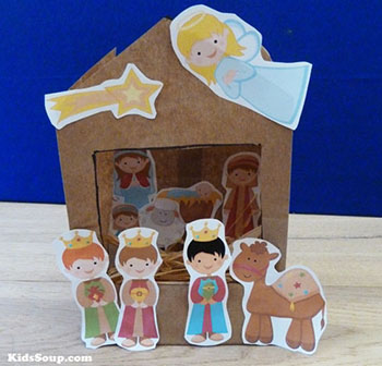 Christmas Nativity Craft for preschool children