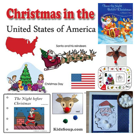 Christmas in the USA Ideas for the Classroom | KidsSoup