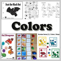 Preschool, kindergarten, Colors Activities and Printables