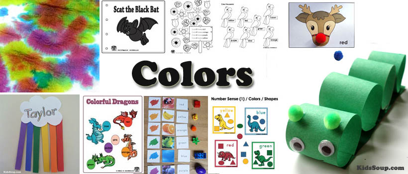 Colors and Colours Activities for Preschool 