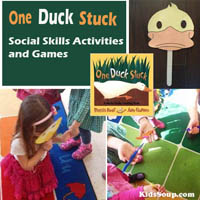 Duck Stuck Social Skills Activities for Preschool