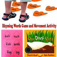 Preschool Kindergarten Ducks Rhyming Activity