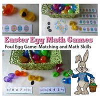 Preschool Kindergarten Easter Eggs Math Activities