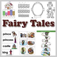 Preschool, Kindergarten Fairy Tales Activities and Crafts