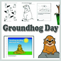 Preschool and kindergarten Groundhog Day activities, crafts and lessons