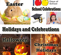 Holidays and Celebrations themes for preschool kindergarten