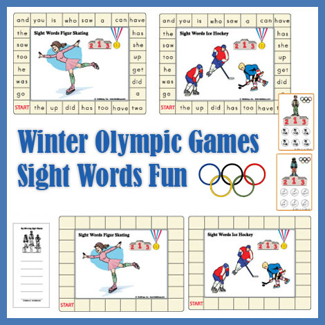 Olympic Games Sight Words and Letters Fun | KidsSoup