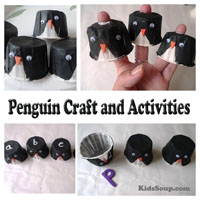 Preschool Kindergarten Penguin Craft and Activities