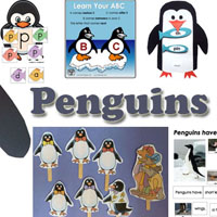 Penguins preschool and kindergarten activities and crafts