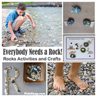 Preschool Kindergarten Rocks Activities and Crafts